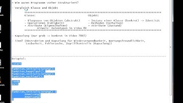 Einführung in die Objekt Orientierung Teil1