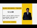 GAAR || Concept + Q&amp;A? from MTP's, Suggested Ans ||  Quick Revision B.Exams || Free Notes CA Final