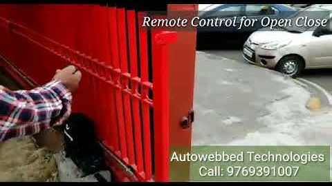 Automatic Sliding Gate System with Safety Sensor