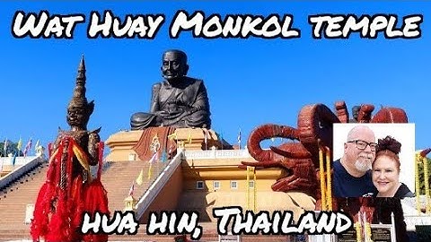 Huay Mongkol Buddhist Temple and Statue of Luang Por Thuat. Hua Hin, Thailand. #thailand #huahin