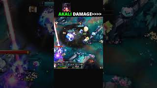 AKALI DAMAGE - LEAGUEOFLEGENDS #leagueoflegends #akali #shorts