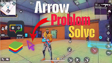 How to fix Arrow ( Curser ) problem in Free fire PC || Mouse Ka Curser Ko Hide Kaise Kre 🤔