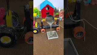 Amazing Mini Tractor Pillar making | Construction Machine project ! #shorts #youtubeshorts