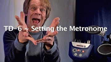 Tom Burns ~ Roland Drums TD-6 Demo: Setting The Metronome