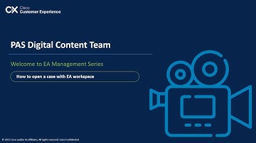 [EA Onboarding Track 5] Support & Help: Opening a case with EA Operations