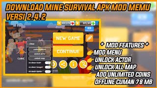 Download mine survival mod menu v2.4.2 | apk mod terbaru 2022 screenshot 2