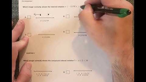 Algebra Pre Final Questions 1 through 3 Interval notation