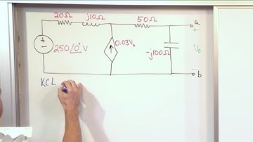 Lesson 5 - AC Thevenin Equivalents, Part 4 (AC Circuit Analysis)