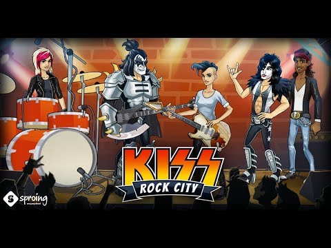 Релизный трейлер игры KISS Rock City для Android и iOS!