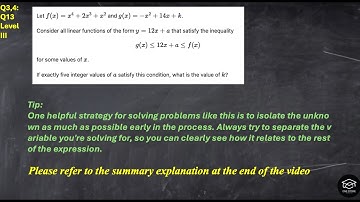 Q13: Challenging Math Inequality Problem | Find the Value of k When Exactly 5 Integer a Values Work!
