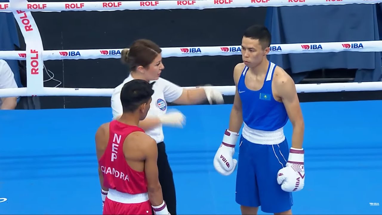 SF 54kg THAPA Chandra Bahadur 🇳🇵 vs BIBOSSINOV Saken 🇰🇿 | IBA 2025 Men’s WBCHs