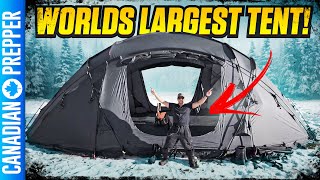 Worlds Largest PORTABLE Tent! ITS MASSIVE! Nortent Mjodall 16