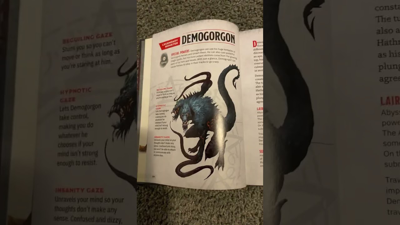 Most powerful Monster and creature D&D (my opinion)