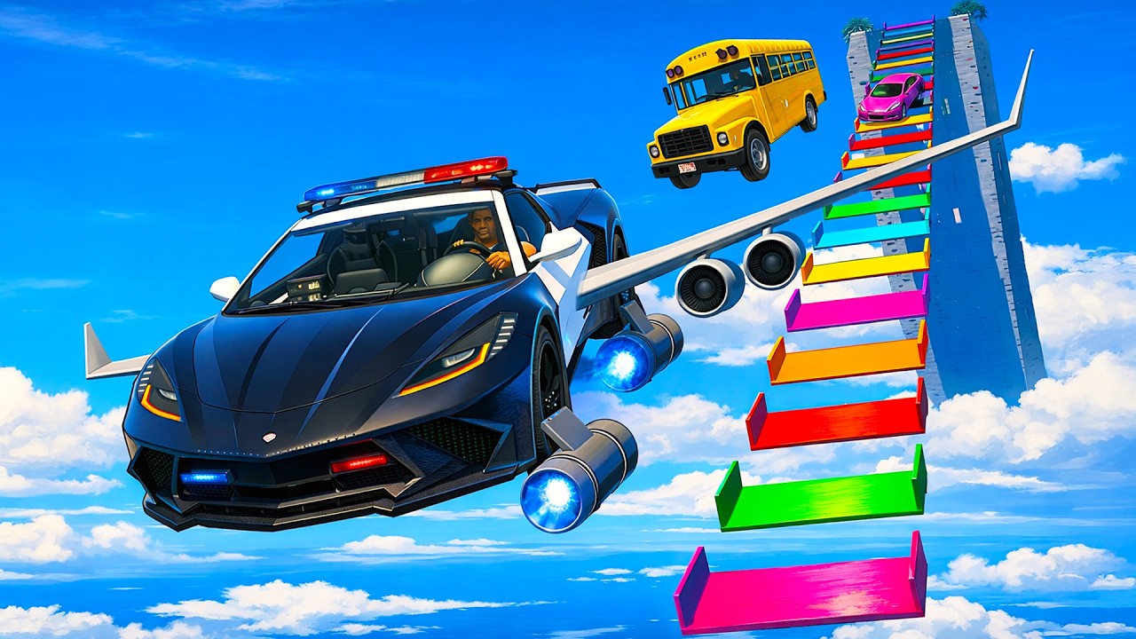 SARIM PE MEGARAMPA IN TUBURILE CU PUNCTE DIN GTA5!