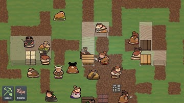 Workbenches with tools - King under the Mountain game dev