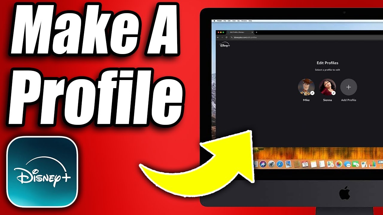 How to Make Disney Plus Profile on Computer - Step by Step - YouTube
