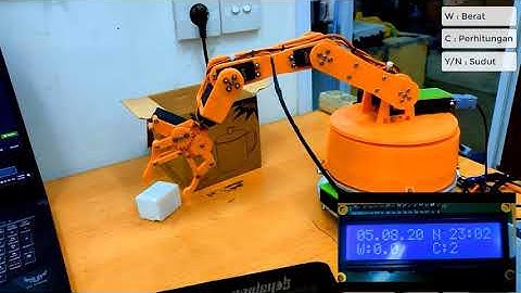 1# INTROBOSYS [ARM Robot Scales with Count system and RS232 Output]