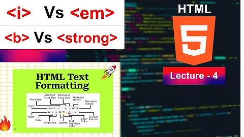 HTML Text Formatting | HTML Course Beginner to Advance | Web Development Course #4