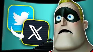 Mr. Incredible finds out about the Twitter rebrand