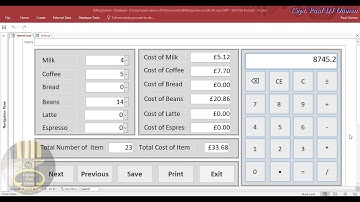 How to Create a Billing Systems in MS Access - Full Tutorial