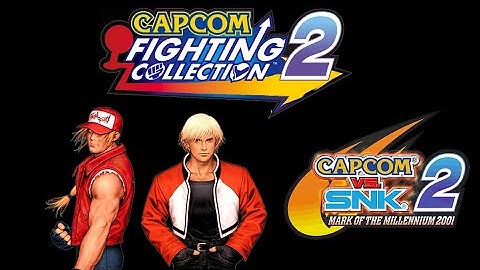 Capcom Fighting Collection 2~Capcom VS SNK 2 Arcade Mode as Team Mark of The Wolves