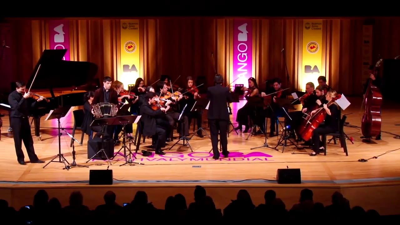 DOBLE CONCIERTO PARA VIOLIN, BANDONEON Y ORQUESTA DE CUERDAS - YouTube