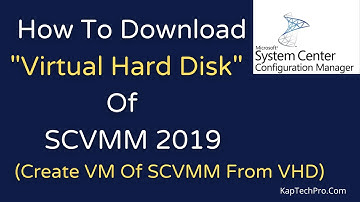 Hoe u een vooraf geconfigureerde VHD voor SCVMM 2019 kunt downloaden