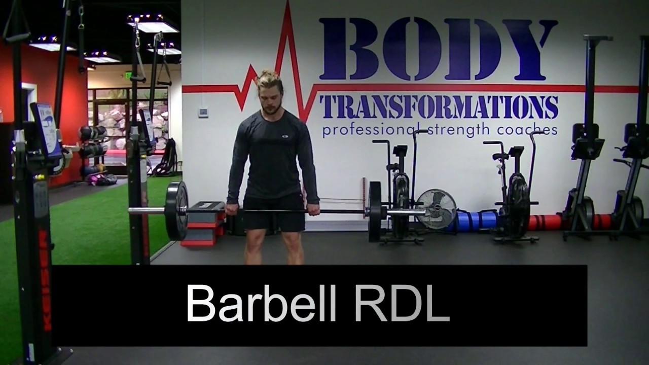 Barbell RDL - YouTube