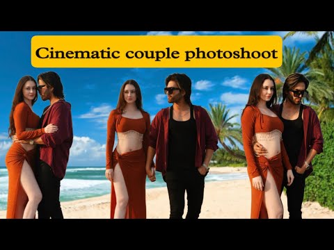 Cinematic couple beach fashion shoot | sameer mark | Fiona