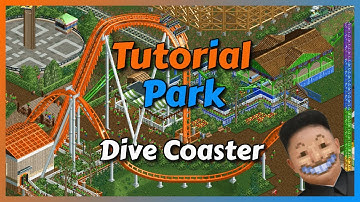 Dive Coaster Tutorial - OpenRCT2 Tutorial Park Episode 35