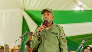 'Mnajua mimi ni Kijana wa Jaramogi!' CS Moses Kuria speech during tree planting exercise in Siaya!!