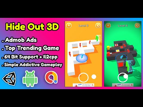 Sneak Out 3D Unity Source Code Top Trending Game  + Admob Ads