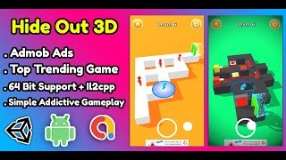 Sneak Out 3D Unity Source Code Top Trending Game  + Admob Ads screenshot 2
