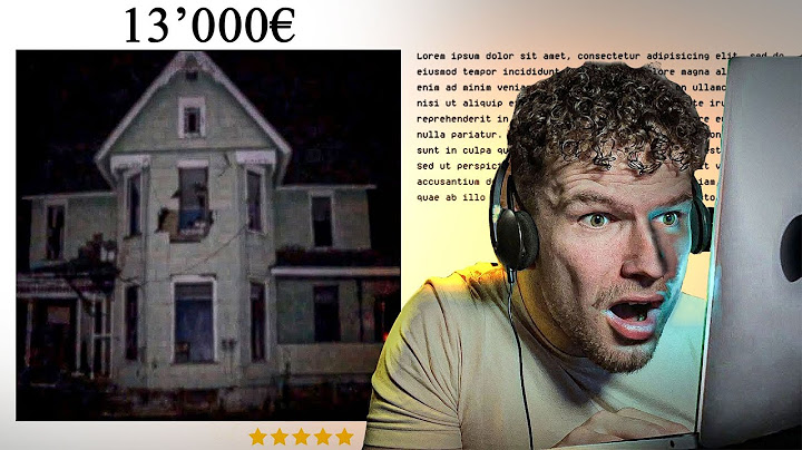 J'AI ACHETÉ UNE MAISON SUR LE DARK WEB