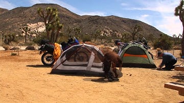 Joshua Tree Camping Time Lapse