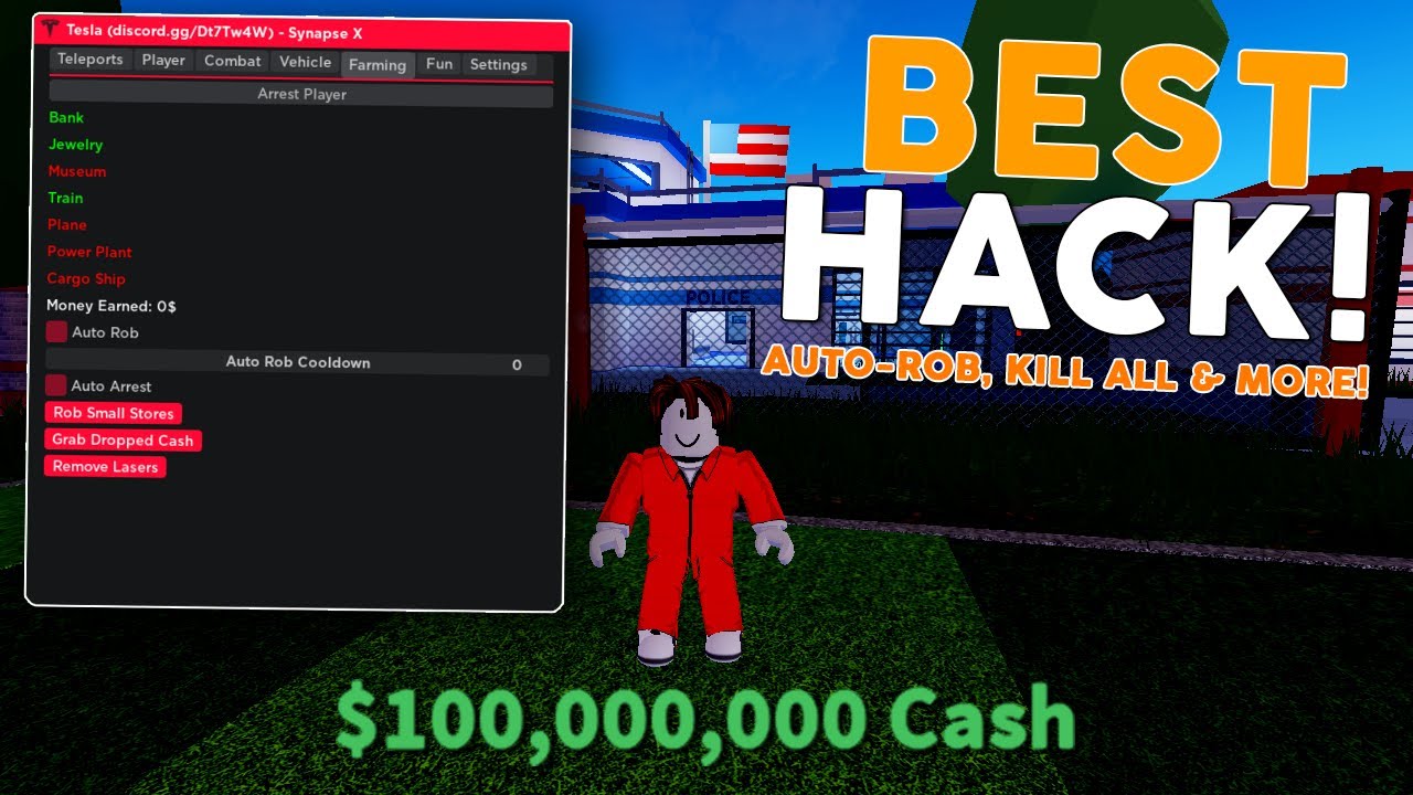 Best Jailbreak Hack Auto Rob Kill All Gun Mods More Roblox Youtube - blueberry hack roblox jailbreak