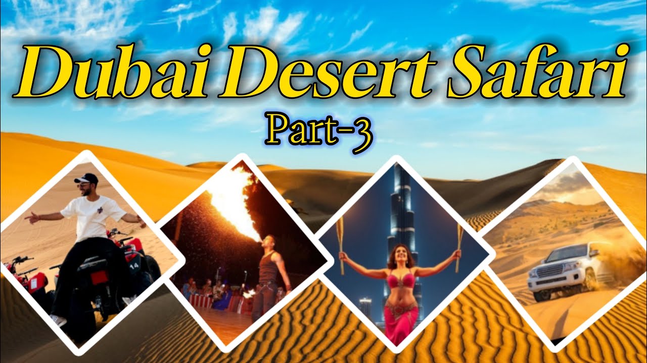 Dubai Desert Safari😍/ Part-3 full fun Bike ride #travel #vlog #dubai #love #public #youtube #viral 