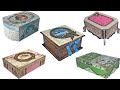 DIY 5 BEAUTIFUL JEWELRY BOXES IDEAS / DECOUPAGE ON WOODEN BOXES