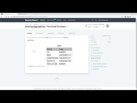 HackerRank challenge -