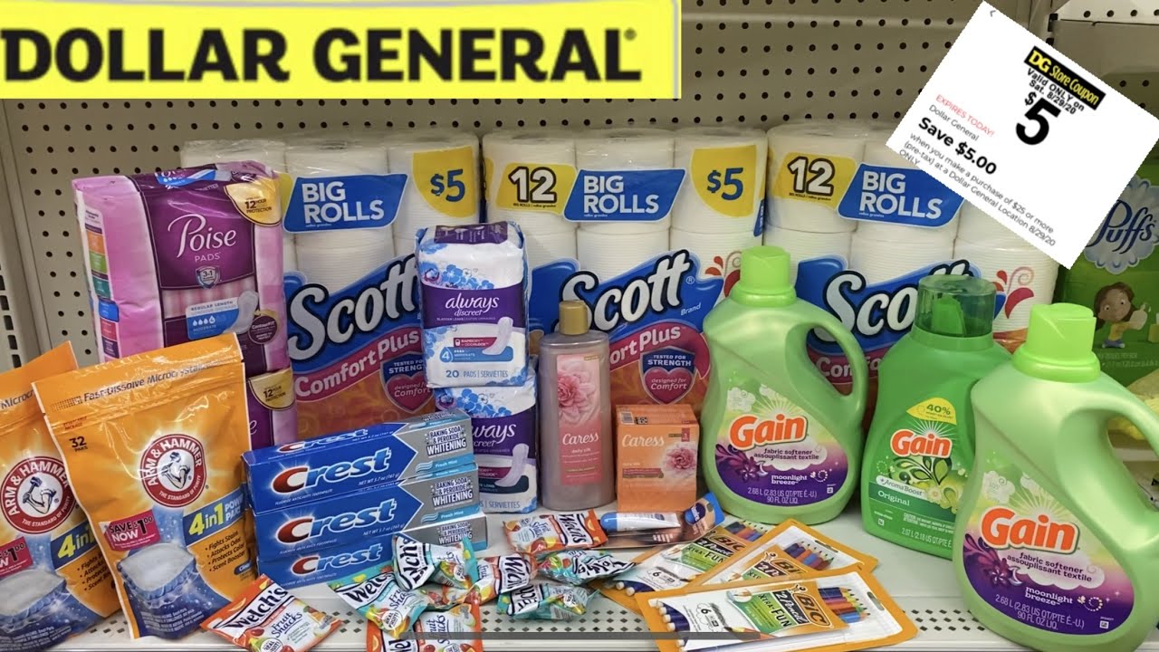 Dollar General 5/25 All Digital Deals low oop Saturday August 29th