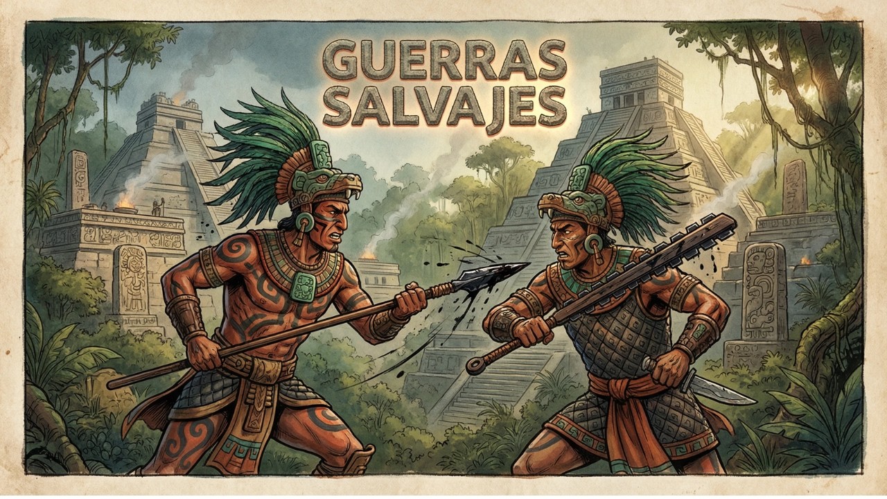 Guerras Mayas: La Verdadera Historia de los Guerreros Jaguar y Águila
