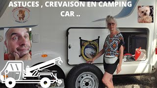 QUATRE ASTUCES , CREVAISON EN CAMPING CAR...