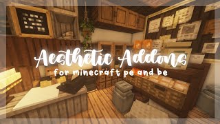 🍡 top 9 new aesthetic and pretty addons! 🍃 for minecraft pe / be screenshot 5
