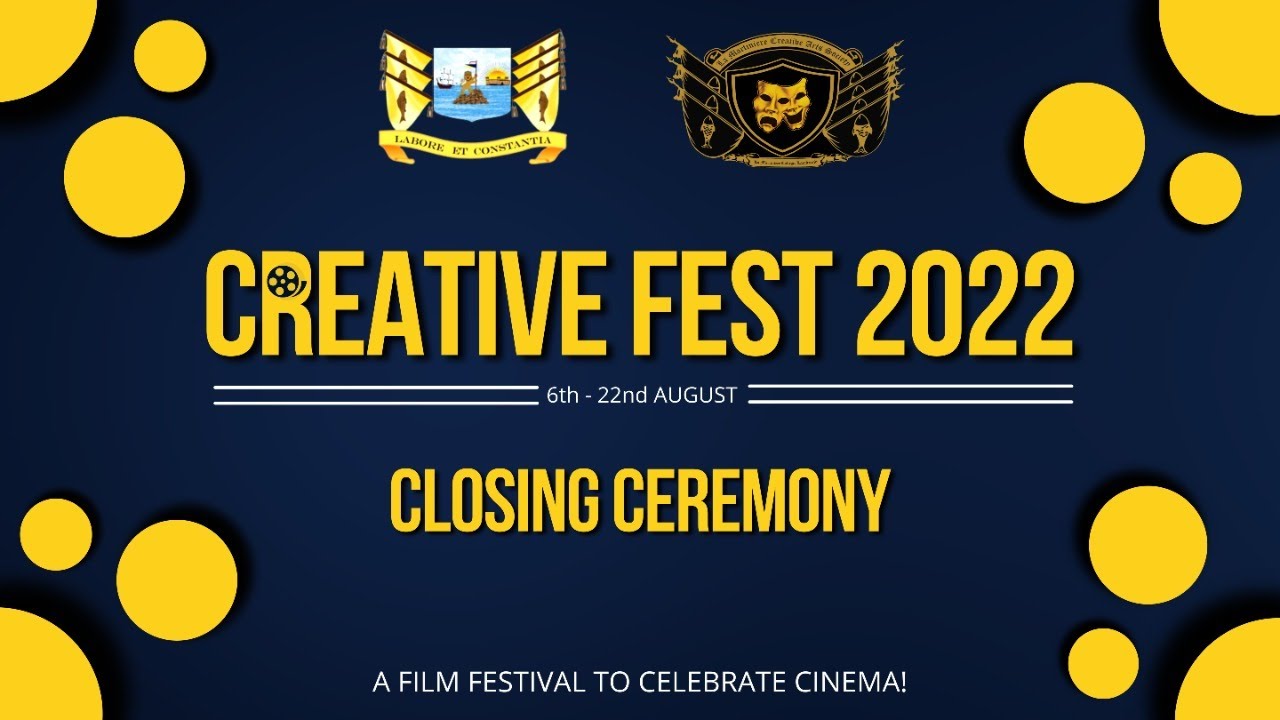 Closing Ceremony La Martiniere Creative Fest, 2022 YouTube