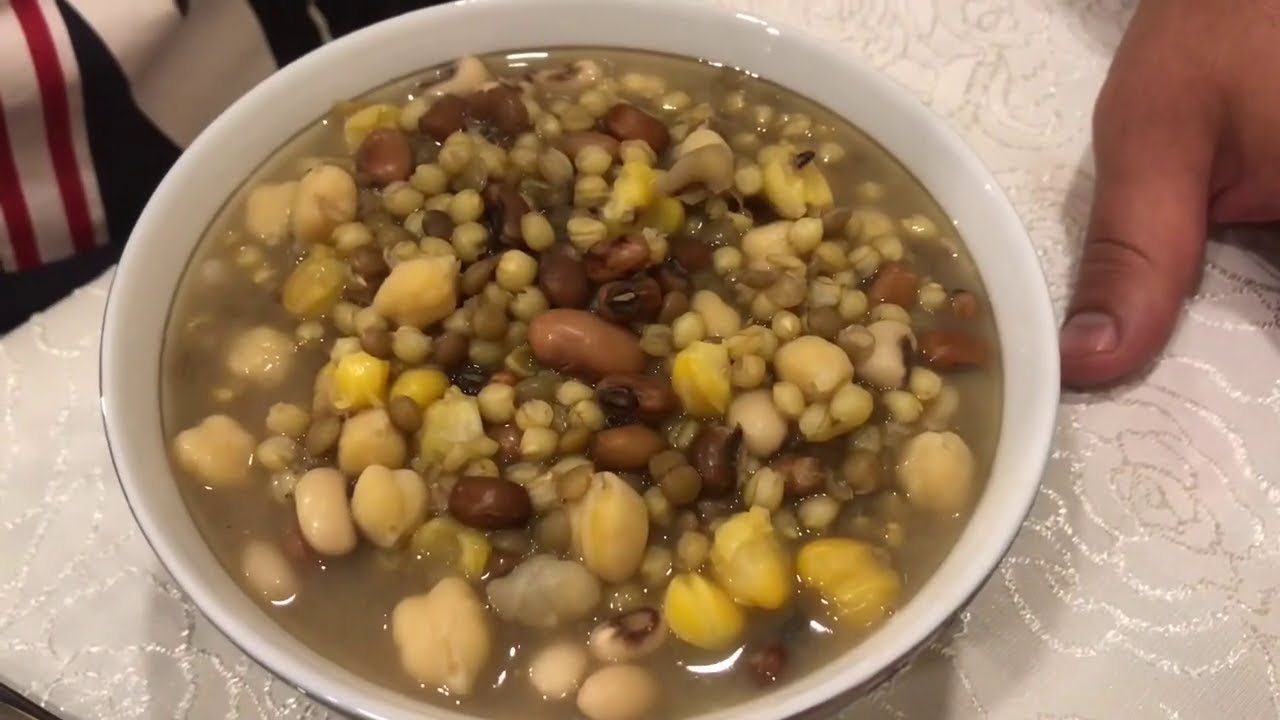 SOUP WITH BEANS AND CHICKPEAS! AZERBAIJANI CUISINE