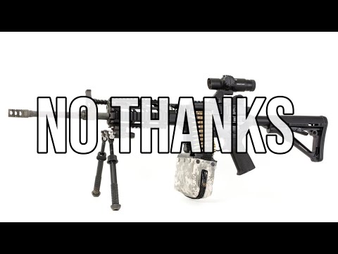 Belt fed AR-15s are overrated