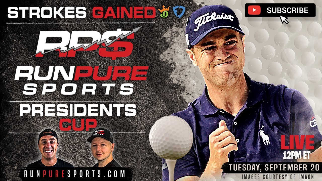 PRESIDENTS CUP PGA PICKS - STROKES GAINED | 2022 DFS GOLF PICKS - YouTube