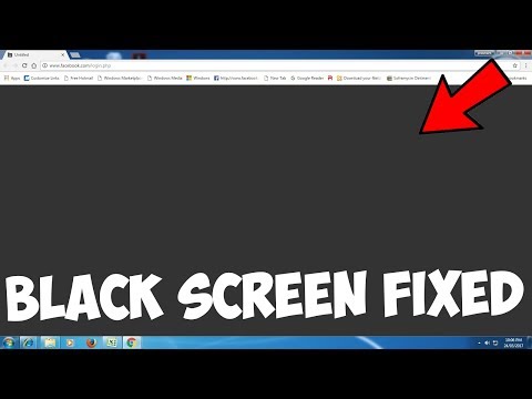 How to fix Google Chrome black screen issue in Windows 10