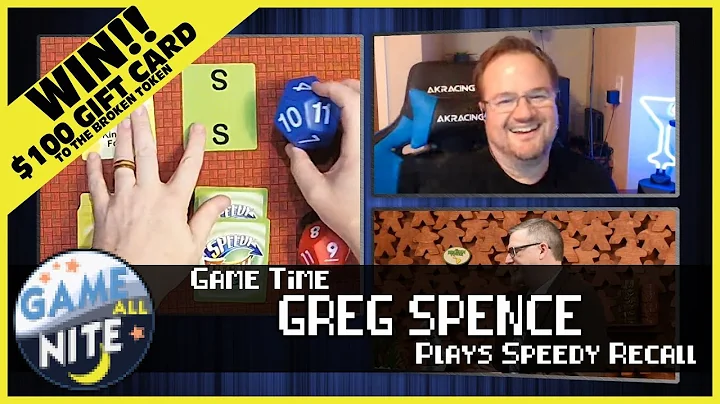 Game Time - Greg Spence plays Speedy Recall