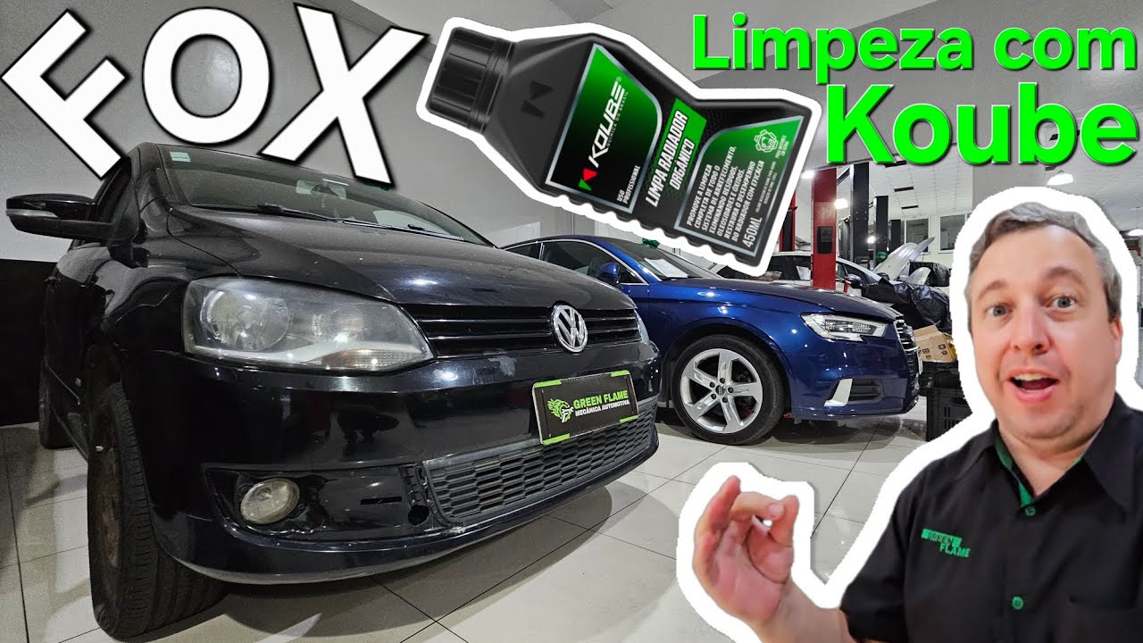 01/07/25 - (DDO) VW Fox Limpeza do Sistema de Arrefecimento com Koube Limpa  Radiador #koube #vw #fox